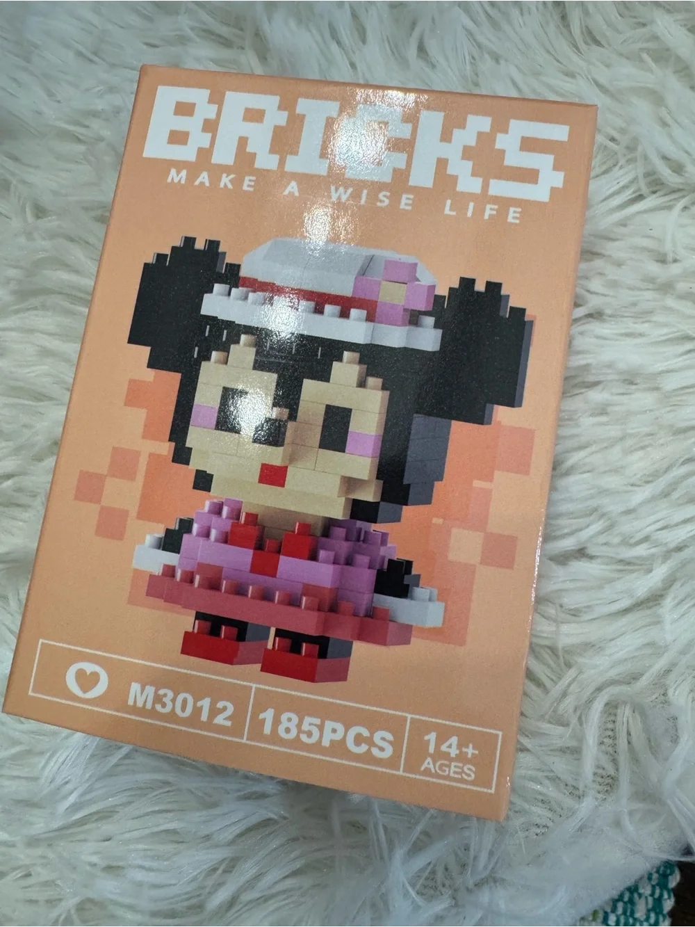 Minnie Mouse Bricks Building block Set - 185 pieces
